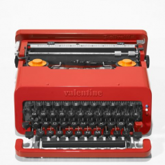 Ettore Sottsass, Valentine typewritter - estimate $300 - 500. Wright Modern Design Auction 2009